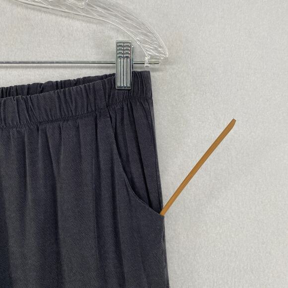 NATALIE BUSBY Pants M Tencel Viscose Get Going Joggers Slim Slouchy Gray USA - Picture 7 of 14